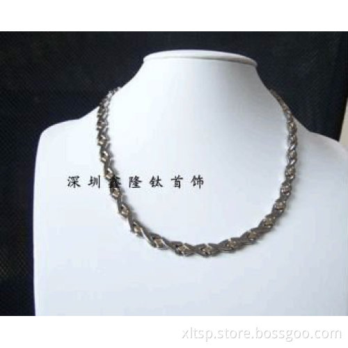 2016 statement chain necklace titanium bio magnetic necklace